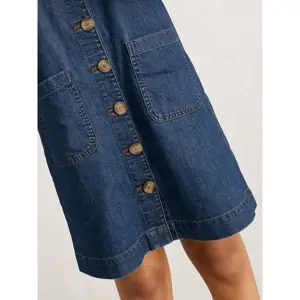White Stuff Rose Denim Pinafore